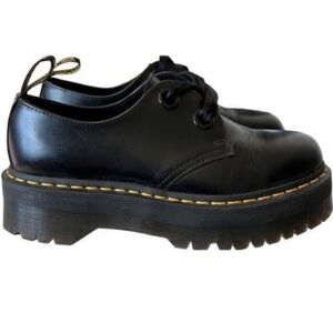 Dr. Martens Holly Black Leather shoes